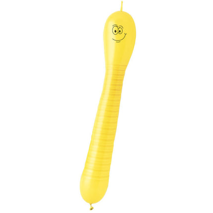Ballonnen Wormen Gekleurd 22cm 12st van Unique koop je bij Partywinkel