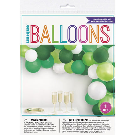 Ballonnenboog Zelf Maken Set Groen 40 delig van Unique koop je bij Partywinkel