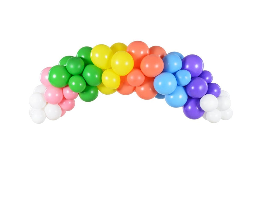 Ballonnenboog Zelf Maken Set Regenboog 2m van Partydeco koop je bij Partywinkel