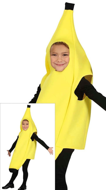Bananenpak Kind Geel van Fiestas Guirca koop je bij Partywinkel