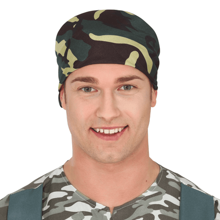 Bandana Camouflage van Fiestas Guirca koop je bij Partywinkel