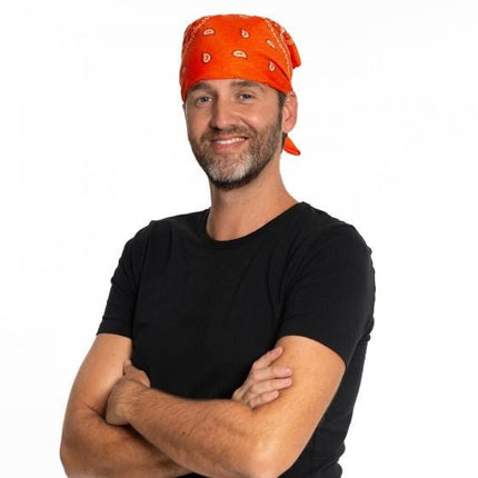 Bandana Traditioneel Oranje 55cm van Partychimp koop je bij Partywinkel