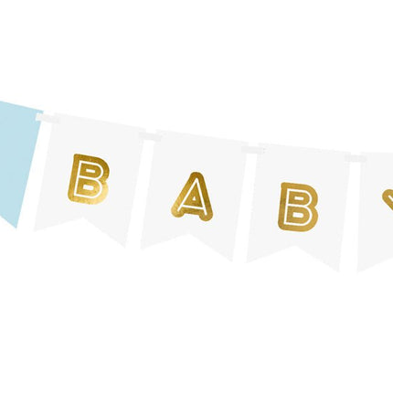 Banner Baby Boy 1,6m van Partydeco koop je bij Partywinkel
