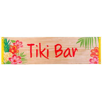 Banner Tiki Bar 1,8m van Boland koop je bij Partywinkel