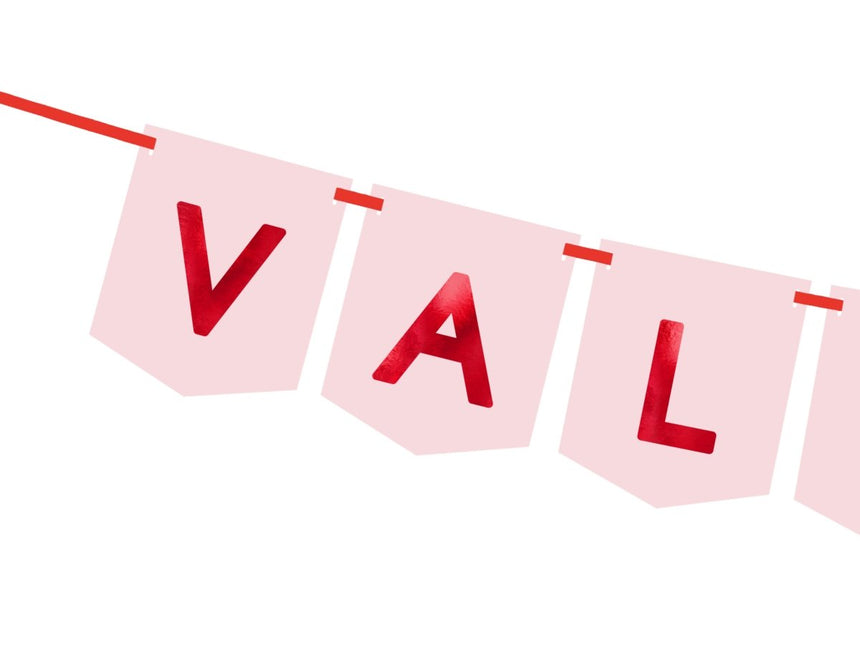 Valentijnsdag Letterslinger 1,50m van Partydeco koop je bij Partywinkel