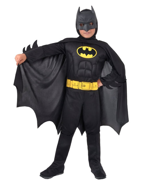 Batman Costume C/Muscoli Nero Kind van Ciao International koop je bij Partywinkel