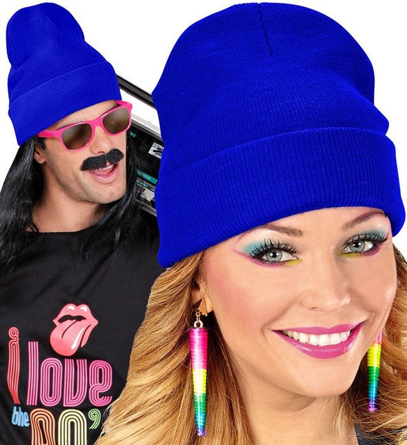 Beanie Blauw van Widmann koop je bij Partywinkel