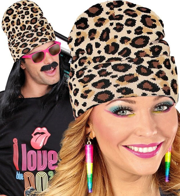 Beanie Luipaard Classic van Widmann koop je bij Partywinkel