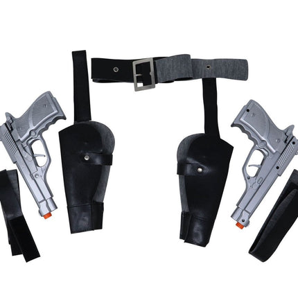 Beenholsters Tomb Raider en Pistolen van Fiestas Guirca koop je bij Partywinkel