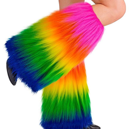 Beenwarmers Pluche Regenboog van Widmann koop je bij Partywinkel