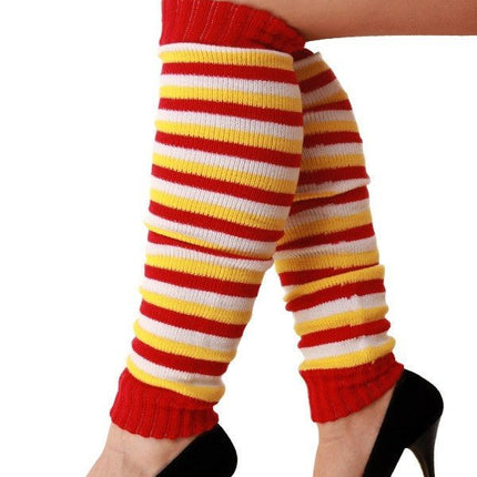 Beenwarmers Rd/Wt/Gl Smalle Strepen van PartyXplosion koop je bij Partywinkel