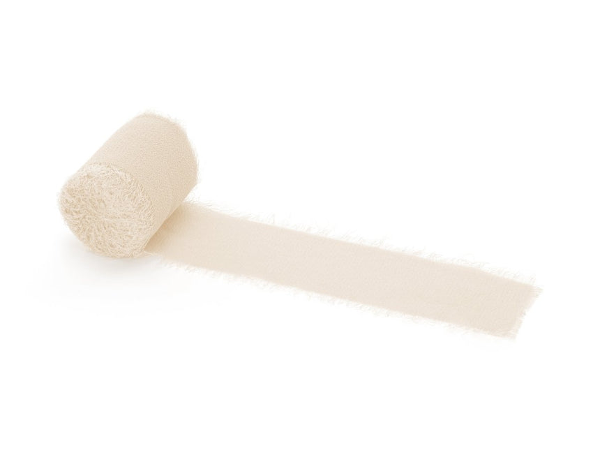 Beige Lint 5m 3st van Partydeco koop je bij Partywinkel