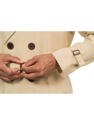 Beige Trenchcoat Detective Heren van CHAKS koop je bij Partywinkel