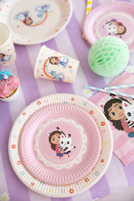 Bekers Gabby's Dollhouse, 250 ml van Partydeco koop je bij Partywinkel