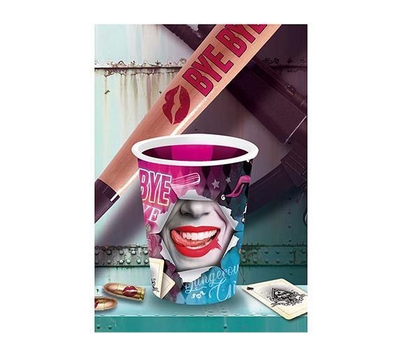 Bekers Suicide Squad 240ml 6st van Fiestas Guirca koop je bij Partywinkel