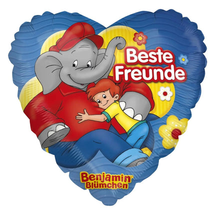 Benjamin Blümchen Ballon Hart Leeg 45cm van VDV Benefit koop je bij Partywinkel