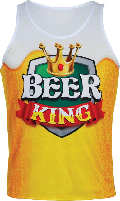 Bier Shirt Wit Goud van Fiestas Guirca koop je bij Partywinkel