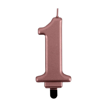 1-årsljus i roséguld