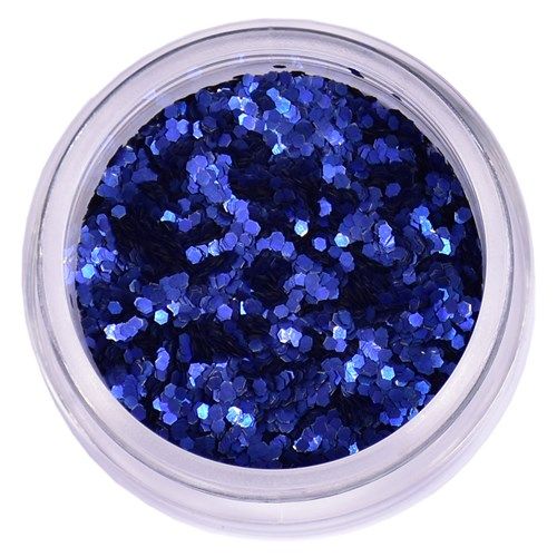 Bio cosmetic glitter blå L031 (5ml)