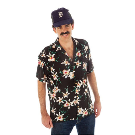 Magnum-skjorta i svart med blommönster