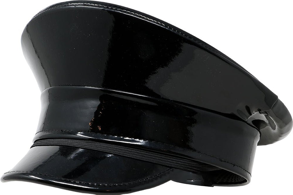 Black pvc cap hq van Fiestas Guirca koop je bij Partywinkel