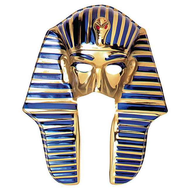 Blauw Gouden Masker Egyptisch van Widmann koop je bij Partywinkel
