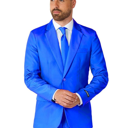 Blauw Pak Heren Suitmeister van Suitmeister koop je bij Partywinkel