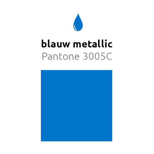 Blauwe Ballonnen Metallic 30cm 10st van Balloonia koop je bij Partywinkel