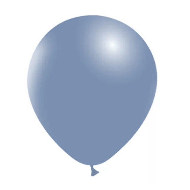 Blauwe Ballonnen Vintage 30cm 10st van Balloonia koop je bij Partywinkel