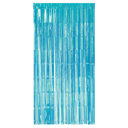 Blauwe Deurgordijn 2m van Paper Dreams koop je bij Partywinkel