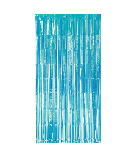 Blauwe Deurgordijn 2m van Paper Dreams koop je bij Partywinkel