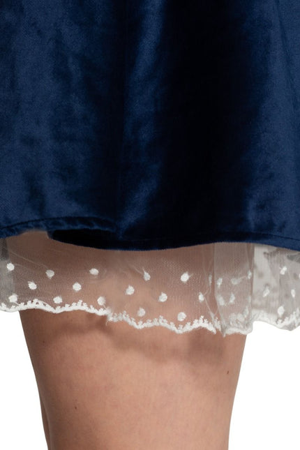 Blauwe Dirndl Jurk Oktoberfest Lily van Partychimp koop je bij Partywinkel