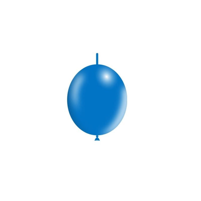 Blauwe Knoopballonnen 15cm 100st van Balloonia koop je bij Partywinkel