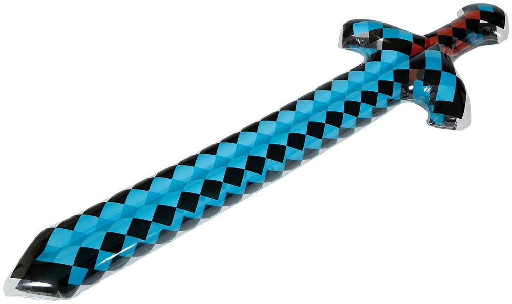 Blauwe Nep Zwaard Pixel van Fiestas Guirca koop je bij Partywinkel