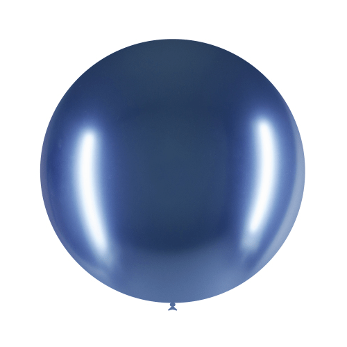 Blauwe Reuze Ballon Chroom 60cm van Balloonia koop je bij Partywinkel