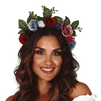 Bloemen Haarband Blaadjes van Fiestas Guirca koop je bij Partywinkel