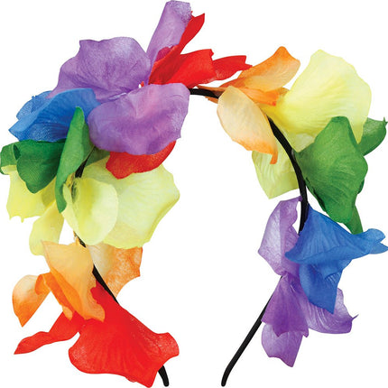 Bloemen Haarband Regenboog van Fiestas Guirca koop je bij Partywinkel