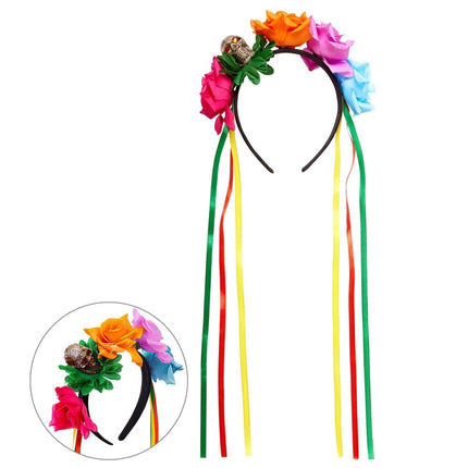 Bloemen Haarband Roosjes van Widmann koop je bij Partywinkel