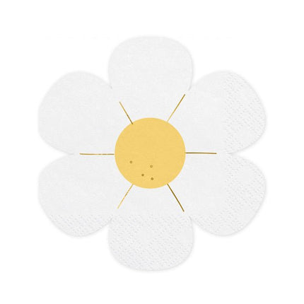 Bloemen Servetten 16,5cm 12st van Partydeco koop je bij Partywinkel