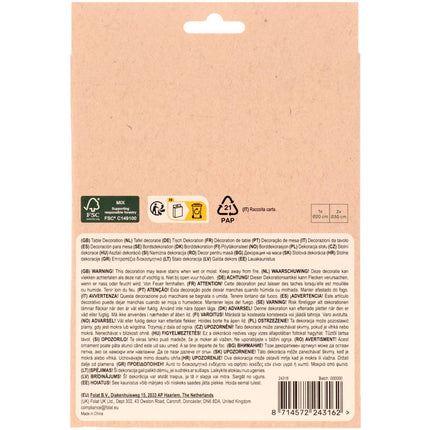 Bloemen Tafeldecoratie 30cm 3st van Folat koop je bij Partywinkel