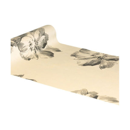 Bloemen Tafelloper Beige 3m van CHAKS koop je bij Partywinkel