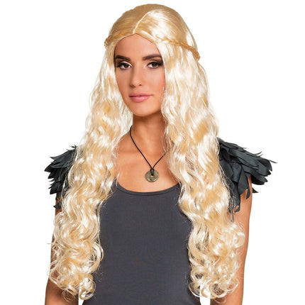 Blonde Pruik Dragon Mother van Boland koop je bij Partywinkel