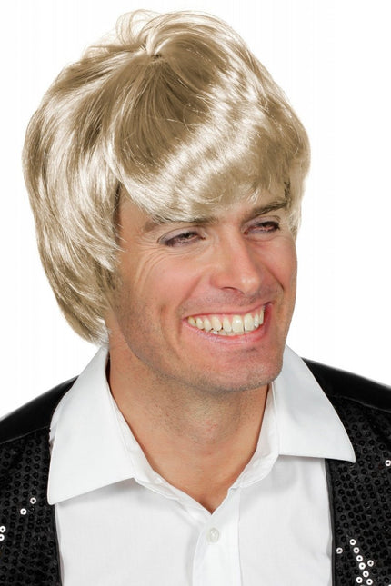 Blonde Pruik Heren Luxe van Wilbers & Wilbers koop je bij Partywinkel