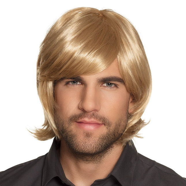 Blonde Pruik Spike van Boland koop je bij Partywinkel