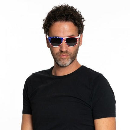 Blues Brothers Bril Usa van Partychimp koop je bij Partywinkel