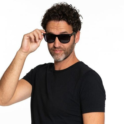 Blues Brothers Bril Zwart van Partychimp koop je bij Partywinkel