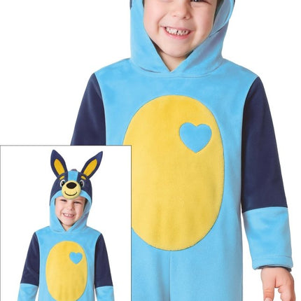 Bluey Onesie Blauw Kind van Fiestas Guirca koop je bij Partywinkel