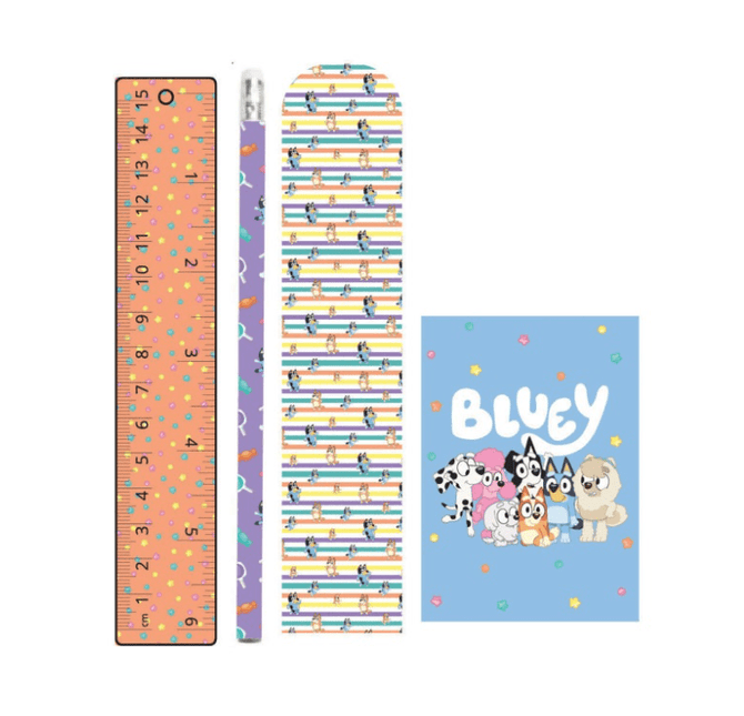 Bluey Schrijfwarenset 16-delig van BBC Studios koop je bij Partywinkel