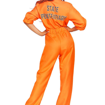 Boef Jumpsuit Oranje Dames Leg Avenue van Leg Avenue koop je bij Partywinkel