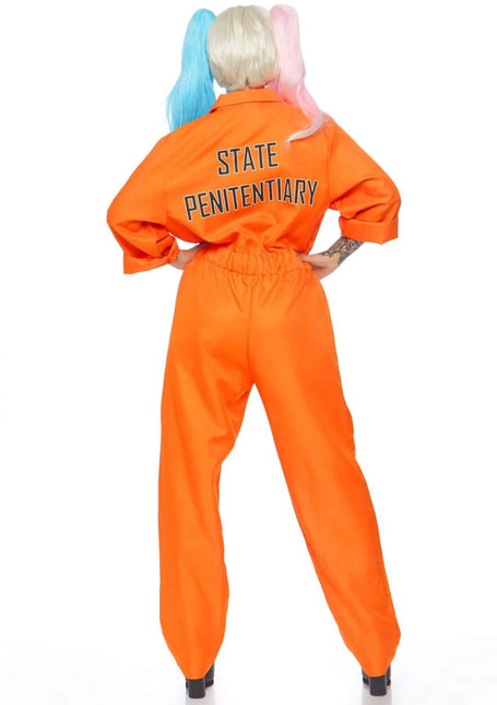 Boef Jumpsuit Oranje Dames Leg Avenue van Leg Avenue koop je bij Partywinkel